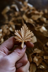Image 5 of   Maple Leaf Pendant Necklace 
