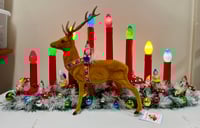 Image 1 of Gnomes and Deer Electric Candles 