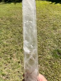 Image 3 of Large Smoky Quartz Generator with Rainbow Statement Piece #1113