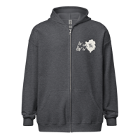Image 1 of Migrate 2025 zip hoodie