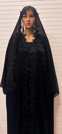 Image 14 of  Lace 2 Piece Abaya 