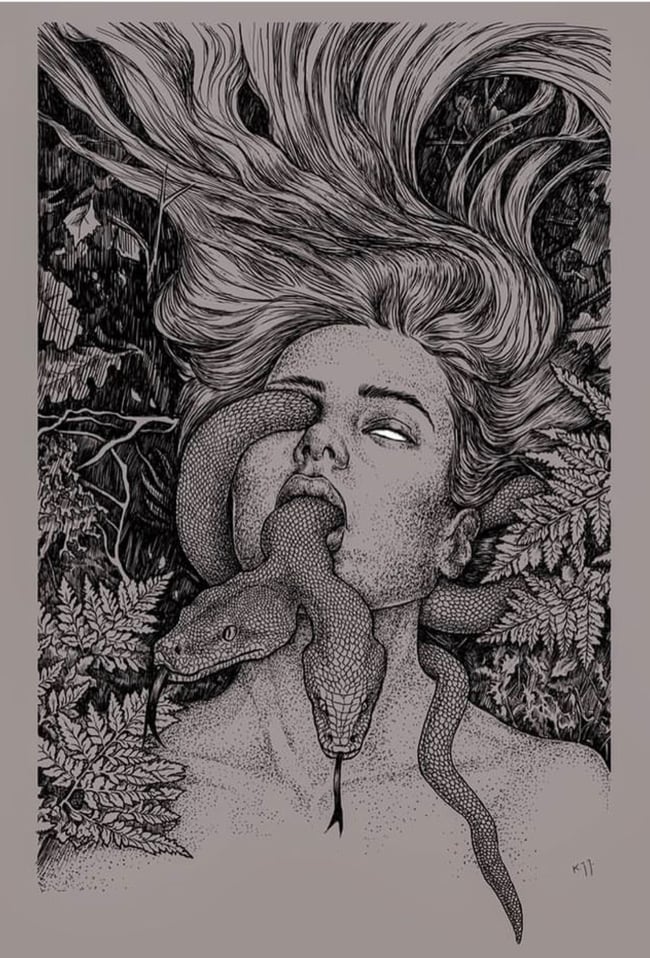 THE ART OF DYING art print