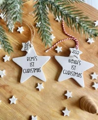 Image 1 of Baby’s 1st Christmas star