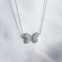 Silver Butterfly II Necklace