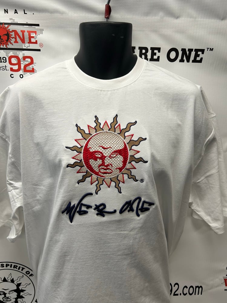 Image of BIG SUN - RED/TAN/NAVY