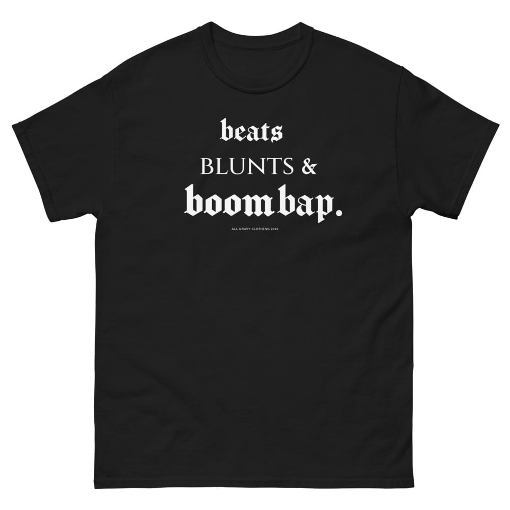 Beats - Blunts & Boombap - (Dark colors) Men's heavyweight tee 