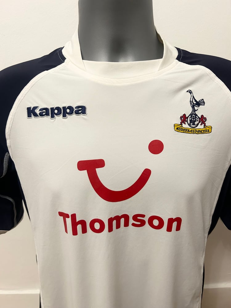 Image of PRE ORDER: NEW Tottenham Hotspur "DAVIDS 5" 2005/06 Home Shirt + PL patches (L)