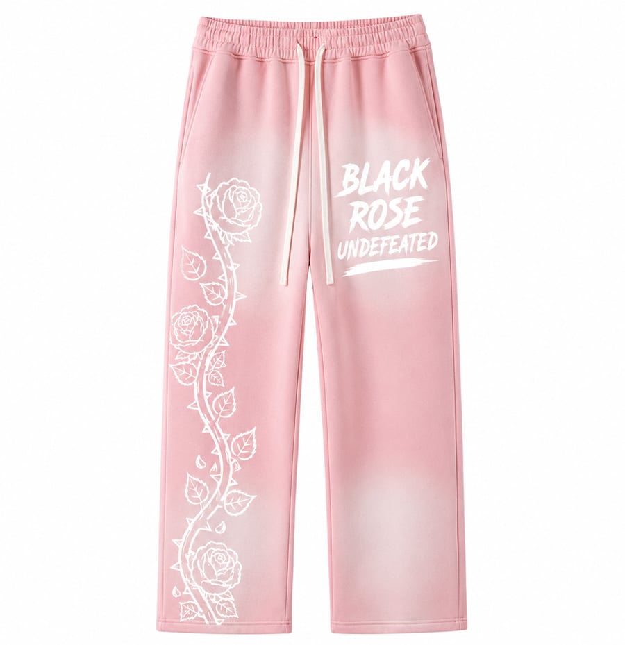 Image of ROSE VINE PANTS (PINK)