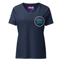 Image 3 of Women’s Tri-Tidal Relaxed V-Neck Tee