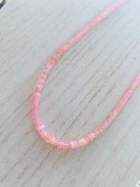 Image 3 of Pink Fire Opal necklace