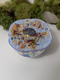 Image 1 of Blue Floral Tea Cup