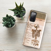 Image 11 of Antique Book Page Anatomical Skeleton Sketch Tough case for Samsung®