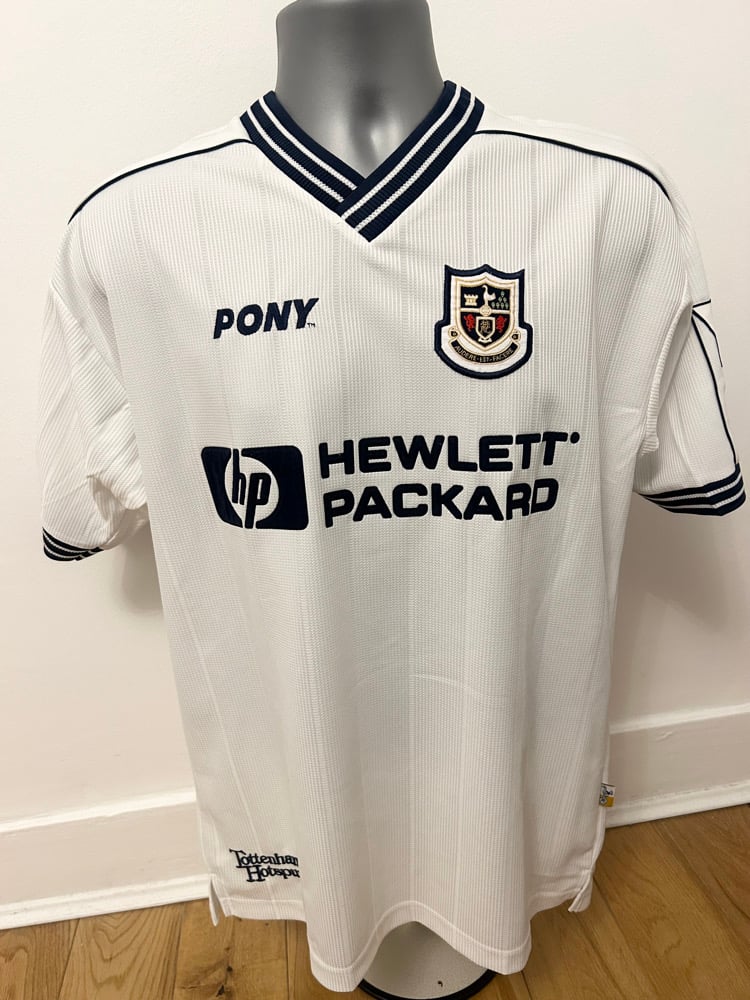 Image of Tottenham Hotspur “GINOLA 14” 1997/99 Home Shirt + PL patches (M)