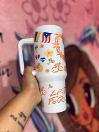 Image 2 of 🧡TROPICOQUETA🧡 40 oz tumbler 