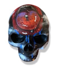 Image 1 of “FREAKY” PAINTED SKULL 