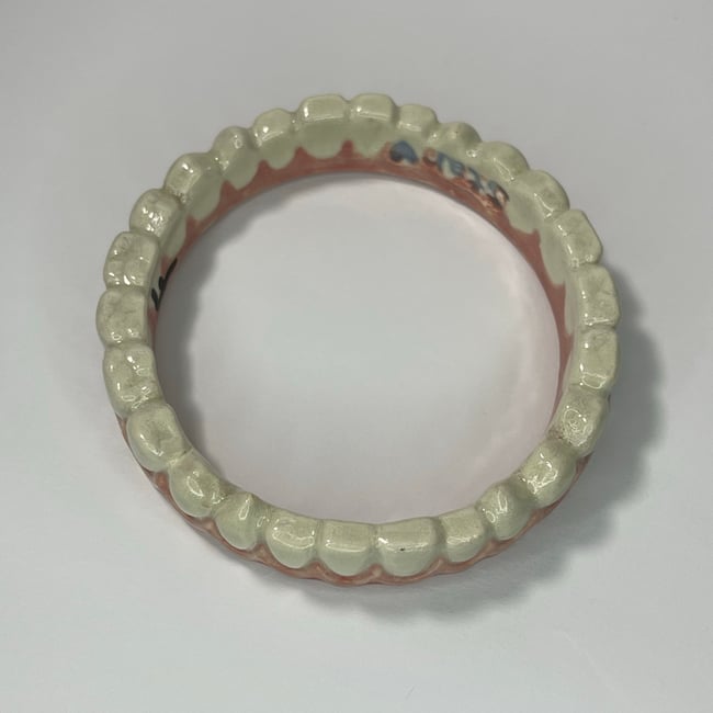 Teeth Bracelet F - 7.85 in Inner Circumference