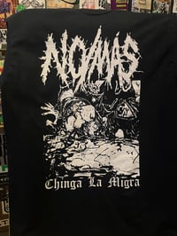 Image 4 of Chinga La Migra Comfort Colors Pepper with red ink