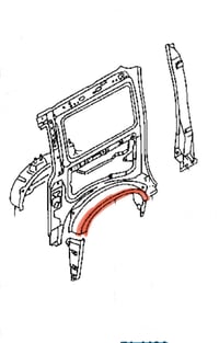 Image 1 of Mazda Bongo Inner Rear Arch Repair Panels Pair