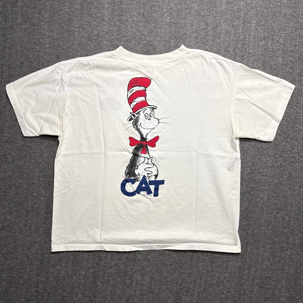 Image of 1990s Dr Suess Cat in the Hat Graphic Tee (M)