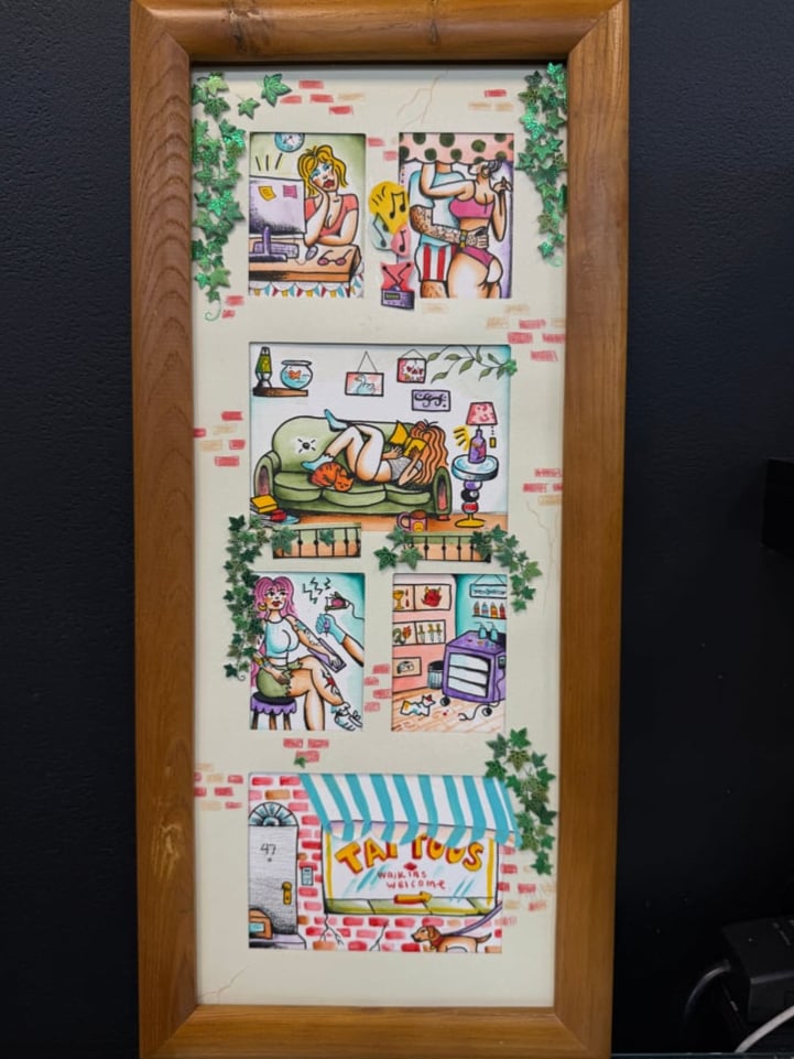 Image of Peeking through the window 