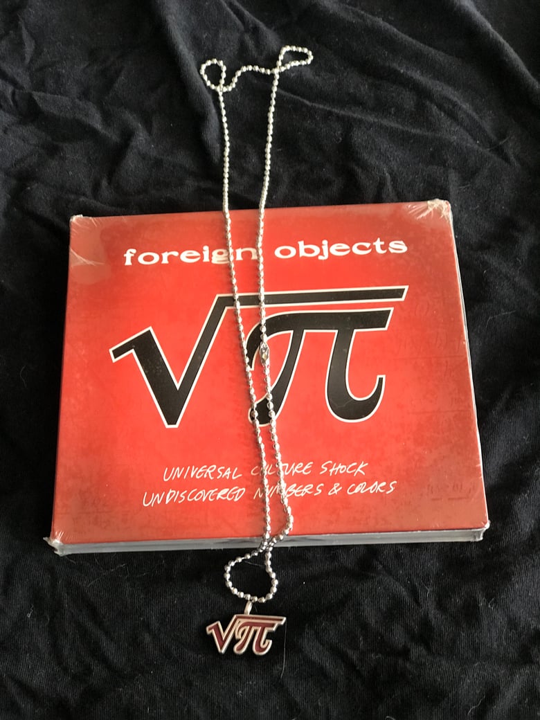 Image of Foreign Objects “TUNAC/Universal Culture Shock” new 2 cd set with RED steel PENDANT necklace 