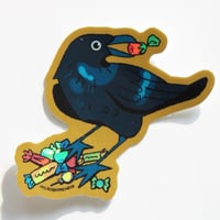 Image 1 of Candy Raven Holo 3.5” Sticker