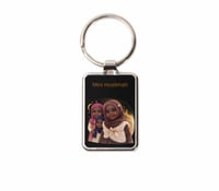 Black M  key chain