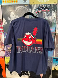 Image 2 of 1995 Cleveland Indians Double Sided Tshirt XL