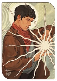 Merlin Postcard Print