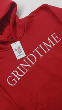 Image 1 of RED CROP HOODIE JOGGING SET