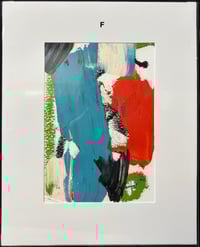 Image 6 of ART - Small Framed Cold Wax & Oil Abstract