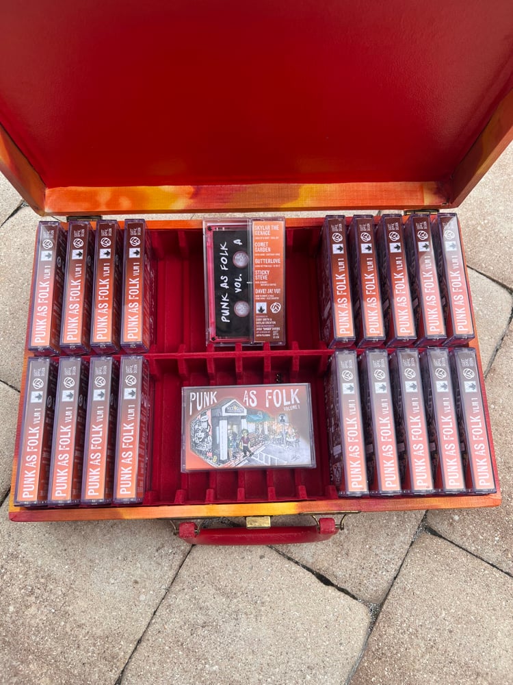 Image of SWFL folkpunk split CASSETTE 