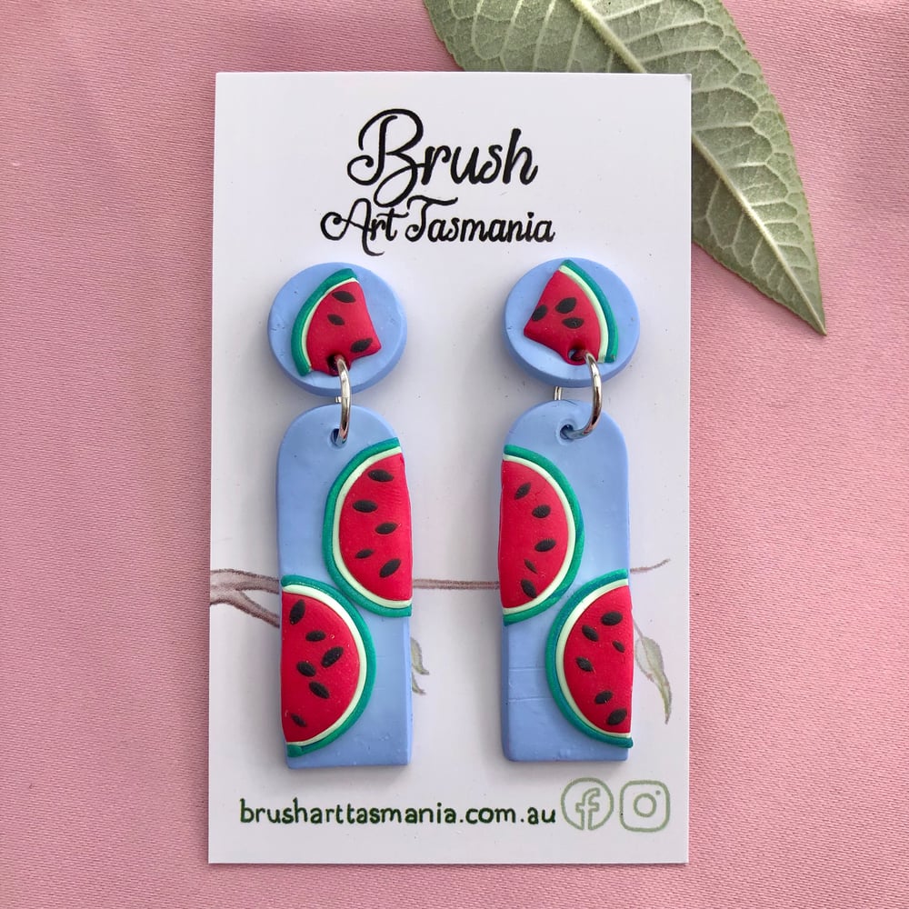 Watermelon Earrings