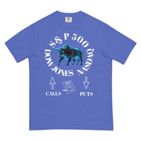 Image 3 of CITY RICH STOCK MARKET INDEX/MONEY MAKER T-shirt-Unisex Garment-Dyed Heavyweight