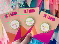 Image 1 of Name badge - round scallop