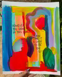 “However You Show Up" ♡ ORIGINAL PAINTING ♡