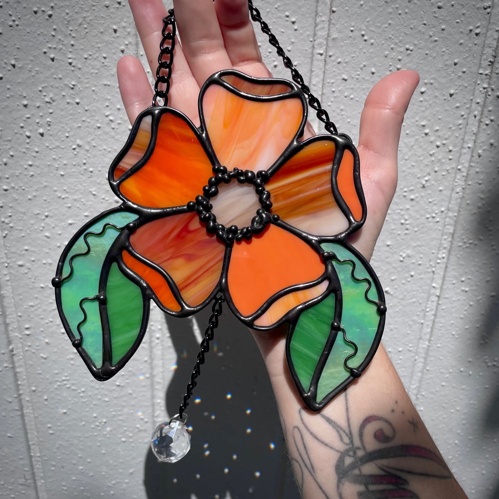 Image of Patchwork Bloom- Orange