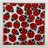 Image 2 of Ladybug Mini Original Pen&Ink Drawing - SOLD