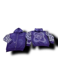 Image 1 of “Purple Reign” Zipup Hoodie