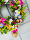 Image of 40cm Thick Rattan WildFlower Wreath 