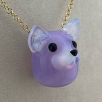 Image 2 of Opalescent Pup Pendant 