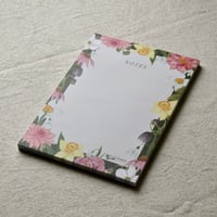 Image 1 of Summer Flowers A5 Notepad 
