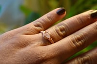 Image 3 of OOAK Ring - Rose Quartz Size 7 