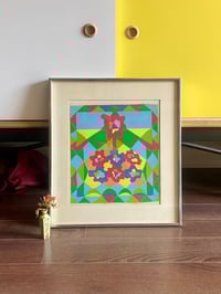 Image 1 of Mid Century S/N Silkscreen Print