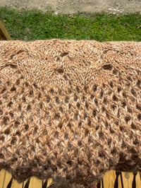 Image 2 of Handspun Baby Alpaca Lace Snood | Convertible Cowl & Hood