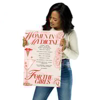 12x18in RED WOMEN IN MEDICINE POSTER