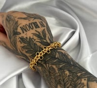 Image 1 of Gold Flower Bracelet