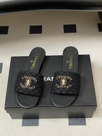 Image 2 of CC Tweed Slippers