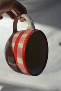 Image 1 of Latte Cup in Strawberries & Cream Picnic