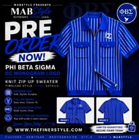 Image 1 of The Sigma DC Monogram Zip Up Polo 